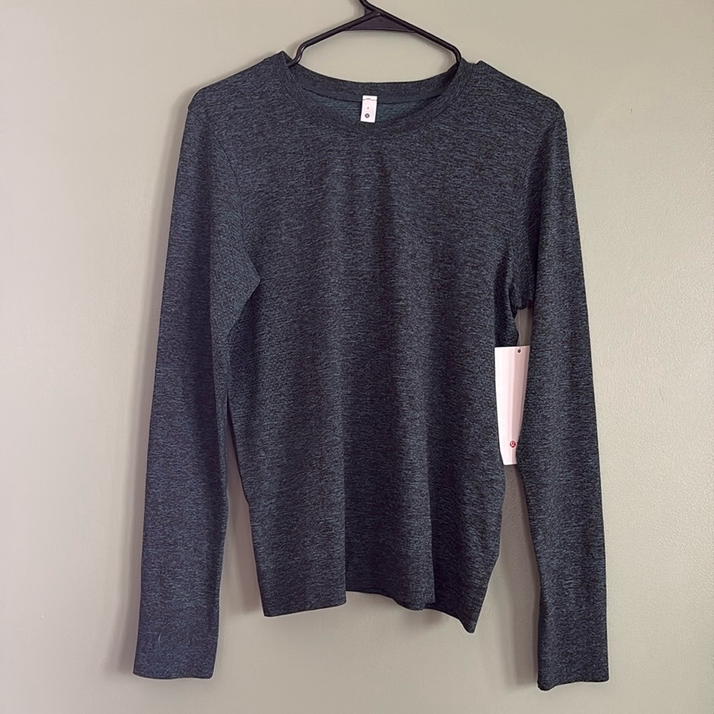 lululemon athletica Dark Gray Long Sleeve Tee